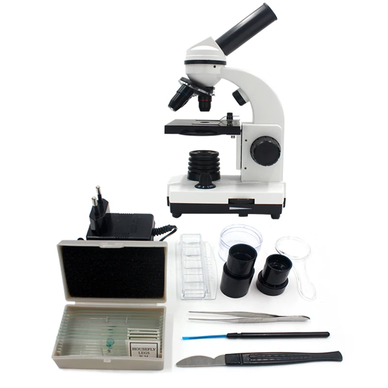 CDEK Monocular Stereo Microscope 40-640X DC Power Battery Students Educational Science Portable Handheld With LED Microscope
CDEK Monocular Stereo Microscope 40-640X DC Power Battery Students Educational Science Portable Handheld With LED Microscope