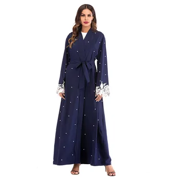 Muslim Dress Robe Malaysia Abaya Dubai Kaftan Women Beading Pearl Lace Kimono Cardigan Muslim Hijab Turkish Islamic Clothing
Muslim Dress Robe Malaysia Abaya Dubai Kaftan Women Beading Pearl Lace Kimono Cardigan Muslim Hijab Turkish Islamic Clothing