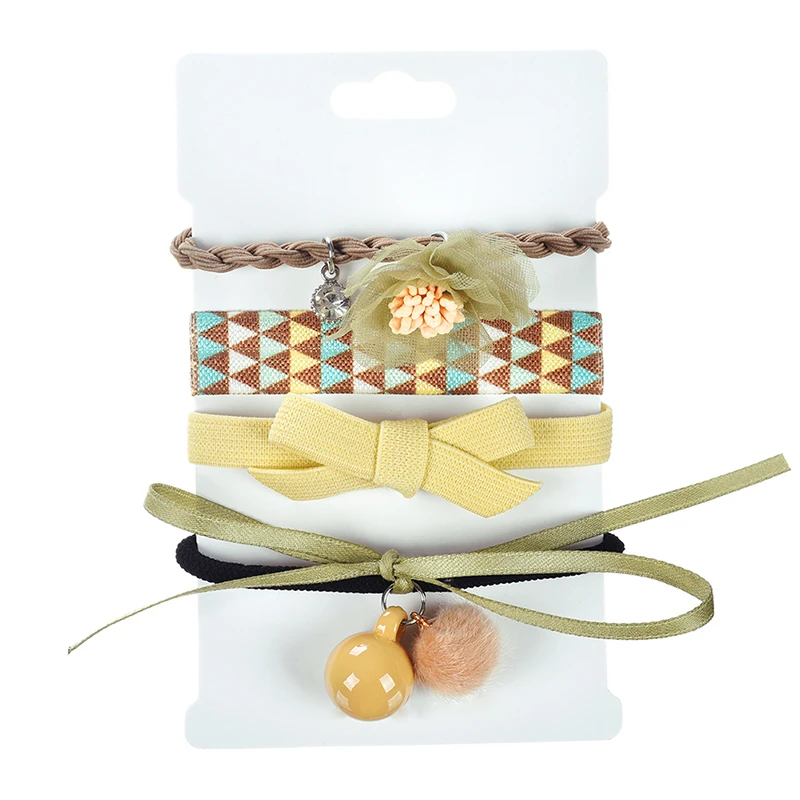 4pcs-set-Elastic-Hair-Accessories-Hair-Ropes-Gum-Women-Girls-Flowers-Bows-Headband-Hair-Bands-Crystal (2)