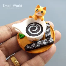 Home decor designs cats girls fairy garden miniatures mini gnomes moss terrariums resin crafts figurines for