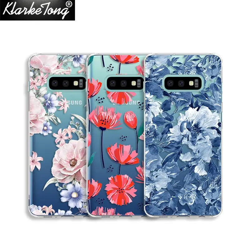 KlarkeTong Soft Silicone Clear TPU Flower Floral Phone Case For Samsung A50 A70 S6 S7Edge S10 S8 S9 Plus Note8 A5 2017 A8 Fundas
KlarkeTong Soft Silicone Clear TPU Flower Floral Phone Case For Samsung A50 A70 S6 S7Edge S10 S8 S9 Plus Note8 A5 2017 A8 Fundas