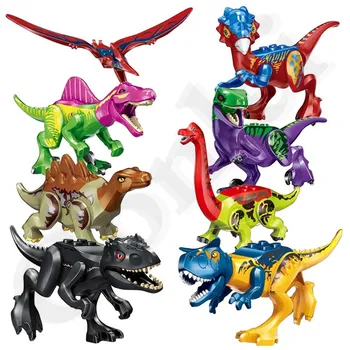 NEW 8Pcs/Lot Jurassic Worlds Dinosaurs Tyrannosaurus Rex Pterosauria Triceratops Building Blocks Model Toys For Children
NEW 8Pcs/Lot Jurassic Worlds Dinosaurs Tyrannosaurus Rex Pterosauria Triceratops Building Blocks Model Toys For Children