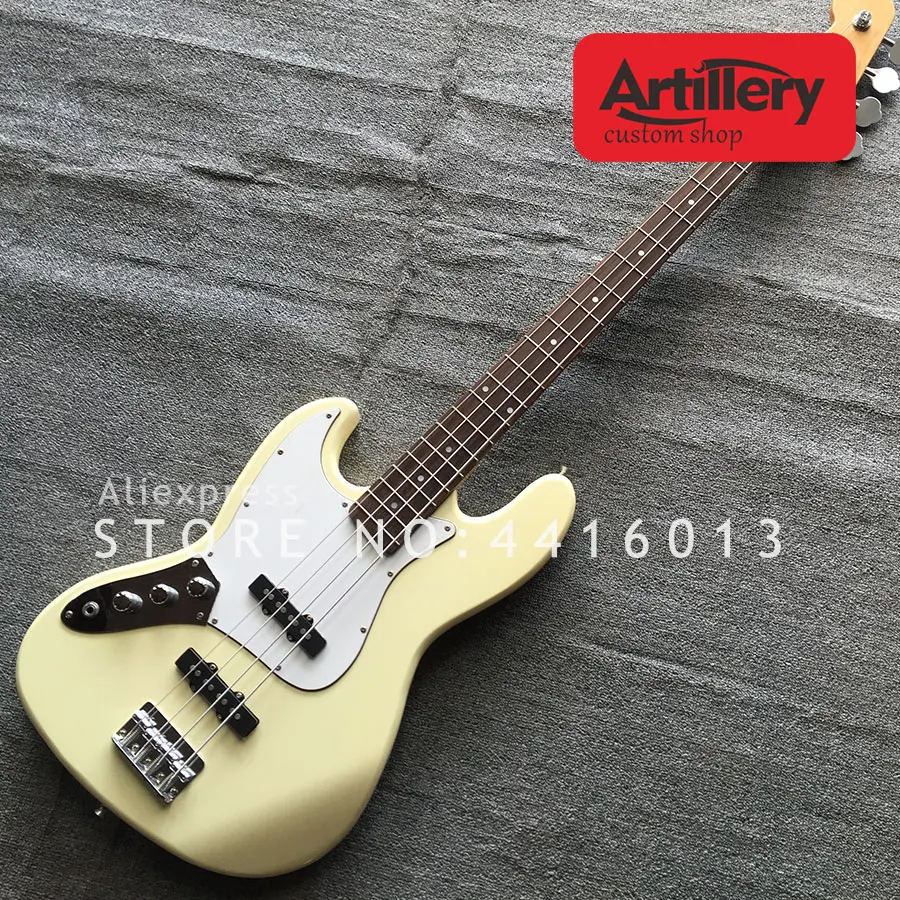 In stock Artillery factory custom jazz bass left handed 4 strings electric bass guitar musical instrument shop
In stock Artillery factory custom jazz bass left handed 4 strings electric bass guitar musical instrument shop