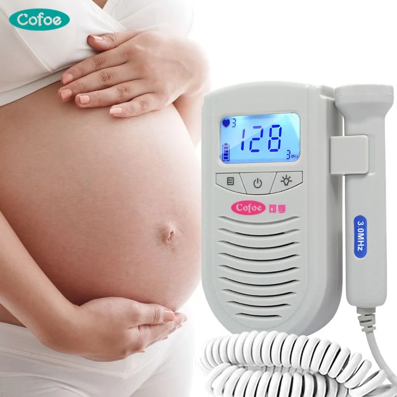 Cofoe Doppler Fetal Baby Heart Rate Monitor Heartbeat Detector Pregnant LCD Ultrasound Without Radiation 3.0MHz Waterproof Probe
Cofoe Doppler Fetal Baby Heart Rate Monitor Heartbeat Detector Pregnant LCD Ultrasound Without Radiation 3.0MHz Waterproof Probe
