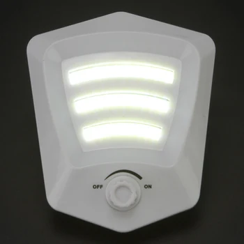 Adjustable Brightness White Wireless LED Night Light Lamp 4*COB LED Wall Lamp Battery Poweredlamp
Adjustable Brightness White Wireless LED Night Light Lamp 4*COB LED Wall Lamp Battery Poweredlamp