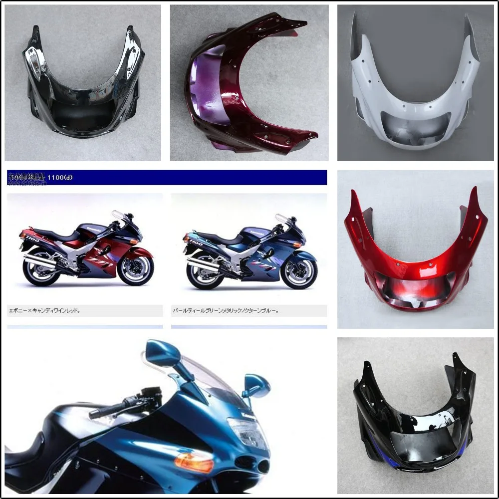 Передний верхний обтекатель фары капот носа подходит для Kawasaki Ninja ZX-11 ZZR1100D 1993-2001 94 95 96 97 98 мотоцикл
Передний верхний обтекатель фары капот носа подходит для Kawasaki Ninja ZX-11 ZZR1100D 1993-2001 94 95 96 97 98 мотоцикл
