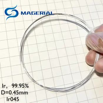 High Purity Iridium Ir Wire Dia. 0.45-0.5mm 99.95% 4 Research and Development Element Metal Simple Substance
High Purity Iridium Ir Wire Dia. 0.45-0.5mm 99.95% 4 Research and Development Element Metal Simple Substance