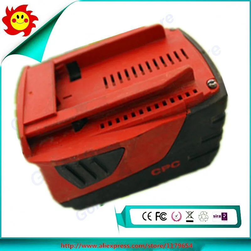 USED Batterie outillage de puissance pour Hilti 21.6V Li -ion , 2.6Ah/2600mAh CPC B18 B22 , AG 125 -A22 , WSR 22 -A , SFL 22 -A
USED Batterie outillage de puissance pour Hilti 21.6V Li -ion , 2.6Ah/2600mAh CPC B18 B22 , AG 125 -A22 , WSR 22 -A , SFL 22 -A