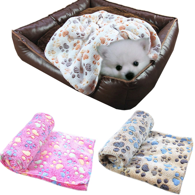 

Soft Fleece Pet Blanket Dog Cat Bed Mat Sleeping Mattress Small Medium Dogs Cats Air Condition Cushion Cover Towel Pet 40JA9