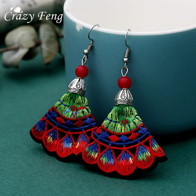 Crazy Feng Vintage Ethnic Drop Earrings for Women Boho Ethnic Pure Handmade Flower Dangle Pendientes Bijoux Party Jewelry
Crazy Feng Vintage Ethnic Drop Earrings for Women Boho Ethnic Pure Handmade Flower Dangle Pendientes Bijoux Party Jewelry