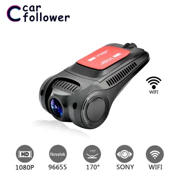 

Dash Cam Full HD 1080P WIFI MiNi Car DVR Novate 96655 SONY IMX322 Night Vision Parking Monitor G-sensor Video Recorder Dashcam