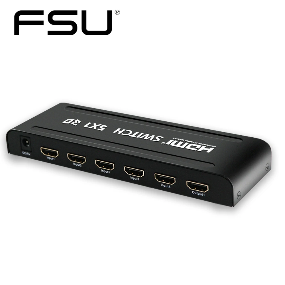 New HDMI 2.0 Switch 5x1 /4x1 / 3x1 HDMI Switch 5/4/3 in 1 out Audio Video Converter for PC DVD Projector PS3 4
New HDMI 2.0 Switch 5x1 /4x1 / 3x1 HDMI Switch 5/4/3 in 1 out Audio Video Converter for PC DVD Projector PS3 4
