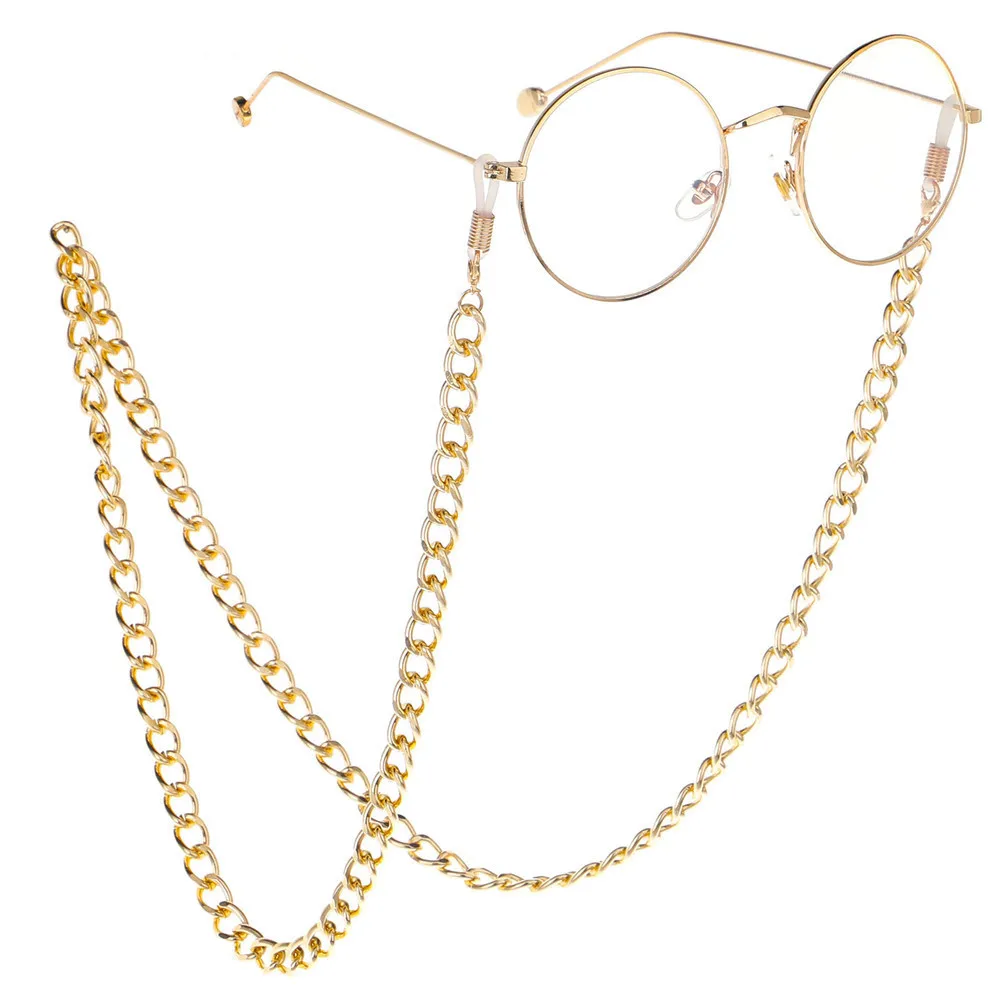 HOOH New Gold Silver Metal Glasses Chain Thick Sunglasses Lanyard Strap Necklace Eyeglasses Chain Cord Reading Glasses Strap
HOOH New Gold Silver Metal Glasses Chain Thick Sunglasses Lanyard Strap Necklace Eyeglasses Chain Cord Reading Glasses Strap