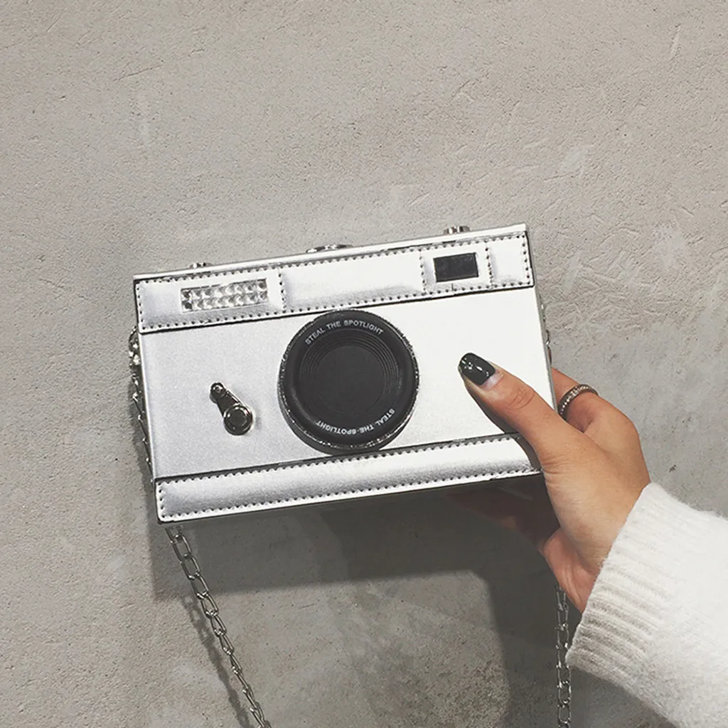 Fashion Women Camera-Like Leather Shoulder Bag Crossbody Bags Chain Weird women bag over shoulder Bags for women 2019 bolso
Fashion Women Camera-Like Leather Shoulder Bag Crossbody Bags Chain Weird women bag over shoulder Bags for women 2019 bolso