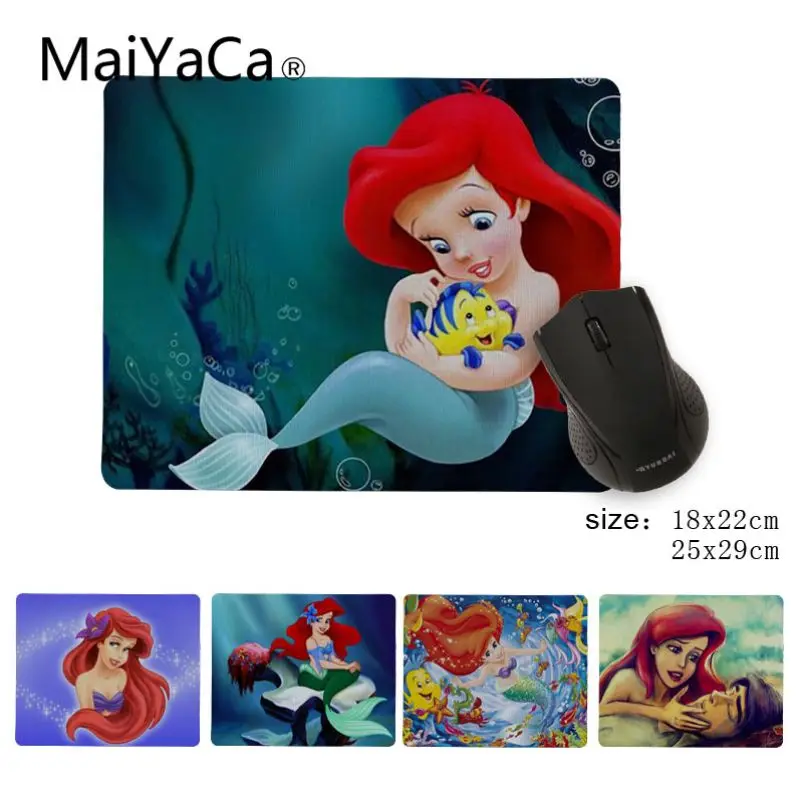 MaiYaCa New Arrivals Cute Cartoon Mermaid Princess Durable Rubber Mouse Mat Pad Size 180x220x2mm and 250x290x2mm Small Mousepad
MaiYaCa New Arrivals Cute Cartoon Mermaid Princess Durable Rubber Mouse Mat Pad Size 180x220x2mm and 250x290x2mm Small Mousepad