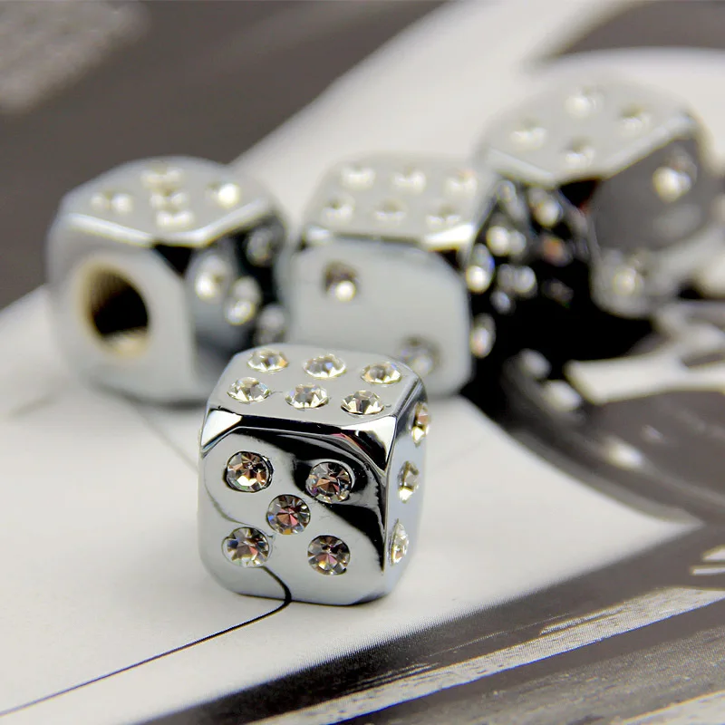 Dice valve cap czech crystal inlaying valve tyre valve core cap bling personalized 1set=4pcs
Dice valve cap czech crystal inlaying valve tyre valve core cap bling personalized 1set=4pcs