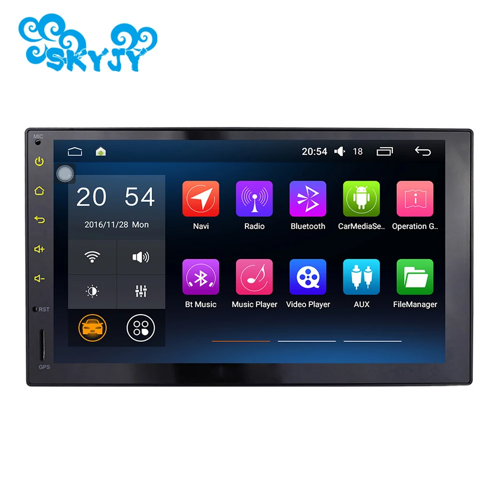 Universal Car Audio Radio 7 Inch Double 2 Din Android 8.1 Lollipop Quad Core 1024*600 Car GPS Navigation Best Head Unit Car PC
Universal Car Audio Radio 7 Inch Double 2 Din Android 8.1 Lollipop Quad Core 1024*600 Car GPS Navigation Best Head Unit Car PC
