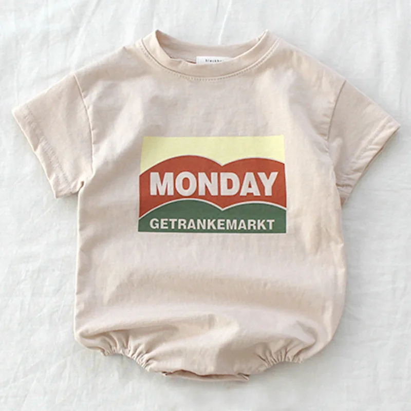 1778 2019 Korean Baby Summer Simple Casual Short Sleeve Jumpsuit Romper With Butt T-shirt For Boys And Girls Monday
1778 2019 Korean Baby Summer Simple Casual Short Sleeve Jumpsuit Romper With Butt T-shirt For Boys And Girls Monday