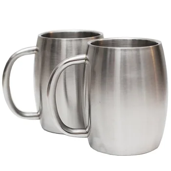 420ml Double Wall Stainless Steel Beer Mug Coffee Cup with Handle Portable Traveling Outdoor Cups W8457
420ml Double Wall Stainless Steel Beer Mug Coffee Cup with Handle Portable Traveling Outdoor Cups W8457