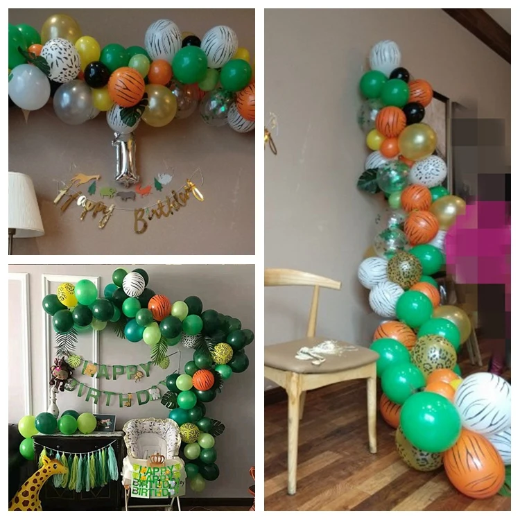 10pcs/lot 12Inch Animal Cow Tiger Leopard Zebra Paws Printed Round Latex dinosaur Balloon party decor Kid Toy Green theme party
10pcs/lot 12Inch Animal Cow Tiger Leopard Zebra Paws Printed Round Latex dinosaur Balloon party decor Kid Toy Green theme party