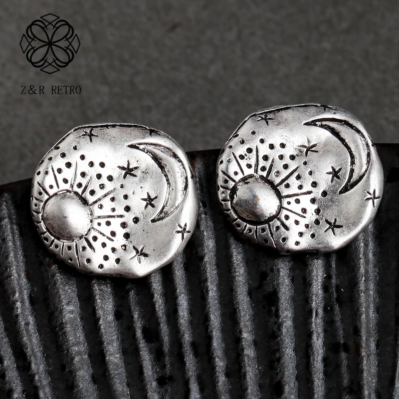 Tiny Stud Earrings for Women Sun Moon Star Sun Vintage Round Earrings Bohemia Texture Minimalist Earring Jewelry
Tiny Stud Earrings for Women Sun Moon Star Sun Vintage Round Earrings Bohemia Texture Minimalist Earring Jewelry