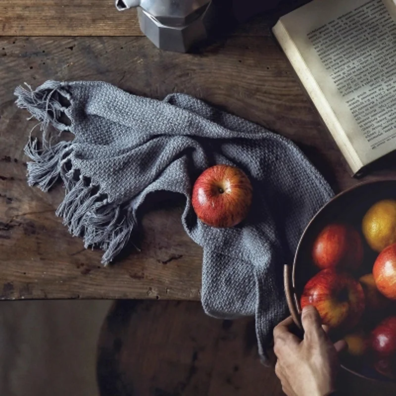 Creative handmade fringe napkin placemats ins food photography tablecloths props tablecloths home kitchen groceries supplies
Creative handmade fringe napkin placemats ins food photography tablecloths props tablecloths home kitchen groceries supplies