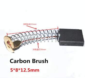 Carbon Brush 5*8*12.5mm for kinds of tools brush ,FREE SHIPPING 5Pairs