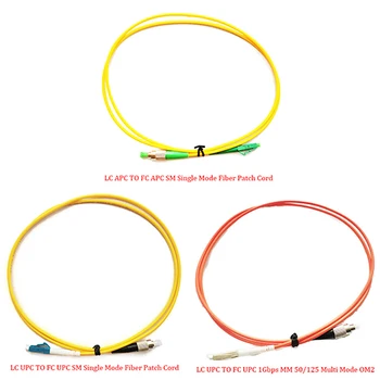 50 Pieces 1.0 Meter LC TO FC UPC/APC SM Single Mode MM 50/125 Multi Mode 1Gbps OM2 Simplex 3.0mm Optical Fiber Patch Cord
50 Pieces 1.0 Meter LC TO FC UPC/APC SM Single Mode MM 50/125 Multi Mode 1Gbps OM2 Simplex 3.0mm Optical Fiber Patch Cord