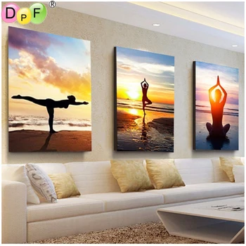 DPF diamond embroidery Practicing yoga diamond painting cros stitch crafts diamond mosaic kit full square needlework home decor
DPF diamond embroidery Practicing yoga diamond painting cros stitch crafts diamond mosaic kit full square needlework home decor