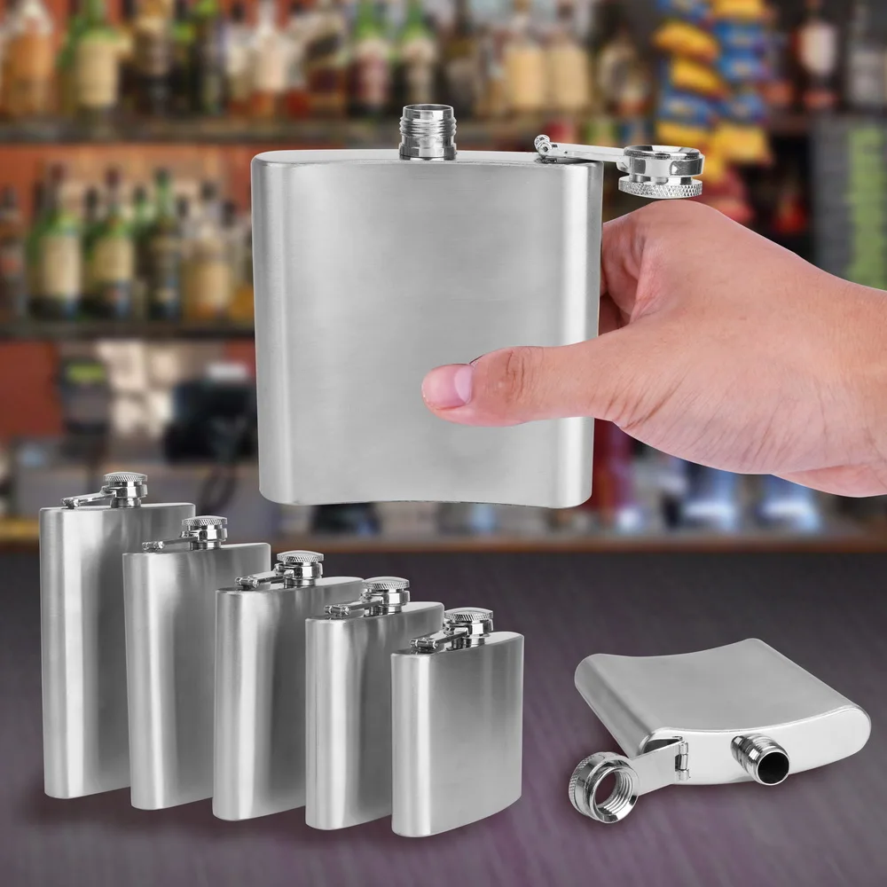 NICEYARD 1oz-10oz Vodka Rum Portable Wear And Corrosion Resistance Stainless Steel Wine Whisky Pot Bottle Flagon Hip Flask
NICEYARD 1oz-10oz Vodka Rum Portable Wear And Corrosion Resistance Stainless Steel Wine Whisky Pot Bottle Flagon Hip Flask