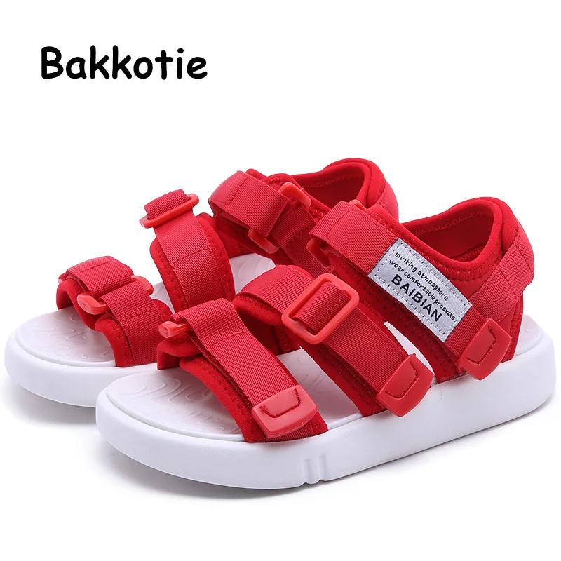 Bakkotie 2019 Summer Girls Pink Casual Sandals Baby Boys Fashion Black Sports Beach Sandals Kids New Soft Adjustable Shoes
Bakkotie 2019 Summer Girls Pink Casual Sandals Baby Boys Fashion Black Sports Beach Sandals Kids New Soft Adjustable Shoes