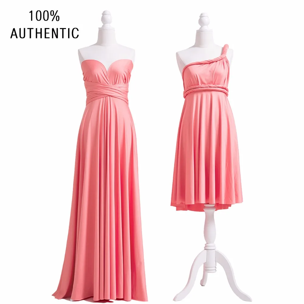 Coral Pink Bridesmaid Dresses
