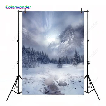 Photography Background Snow Mountains with Pine Trees 5x7ft Polar Lights Natural Scenery Backdrops for Photo Booth Studio Prop
Photography Background Snow Mountains with Pine Trees 5x7ft Polar Lights Natural Scenery Backdrops for Photo Booth Studio Prop