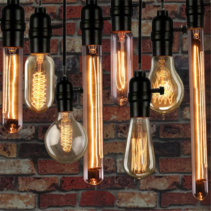 Retro Edison Light Bulb E27 40W ST64 A19 T45 Filament Incandescent Light Bulbs Vintage Lamp For Decor 220V
Retro Edison Light Bulb E27 40W ST64 A19 T45 Filament Incandescent Light Bulbs Vintage Lamp For Decor 220V