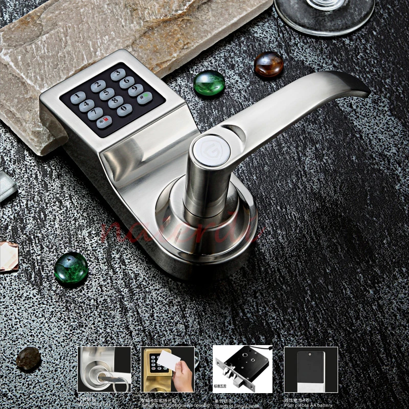 NED High security Electronic Induction Smart Digit Code Keypad Entry Door Lock With ID Reader Right Handle And Card Unlock
NED High security Electronic Induction Smart Digit Code Keypad Entry Door Lock With ID Reader Right Handle And Card Unlock