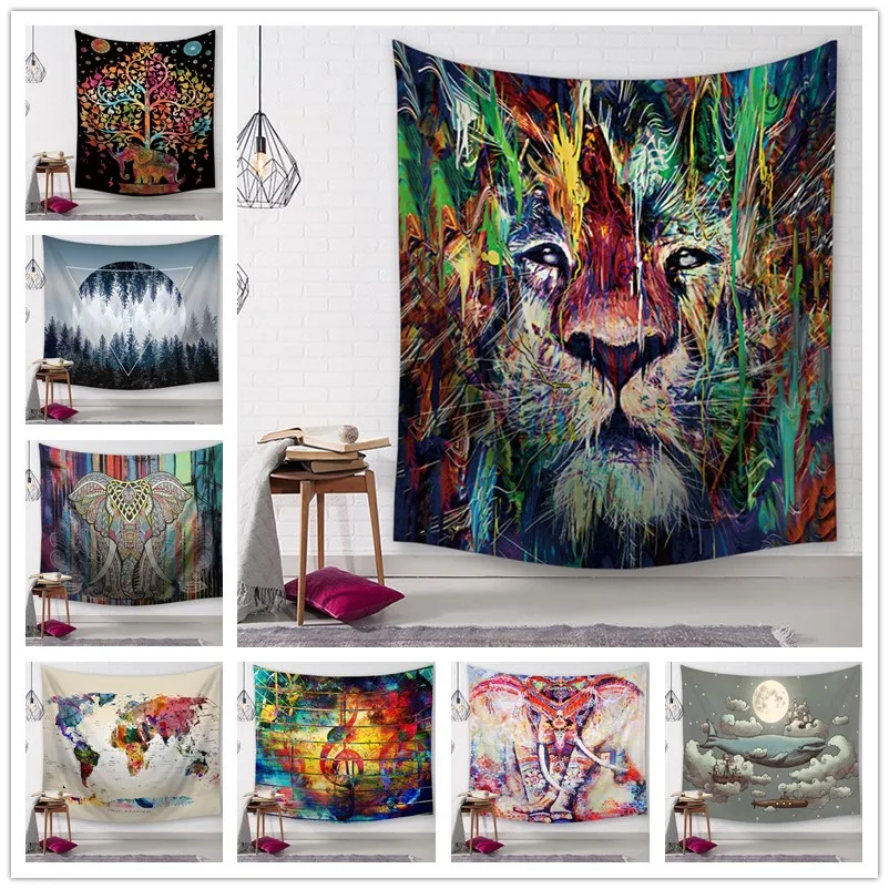 Home Decorative Tapestry Hanging Wall Tapestry Hippie Retro Home Decor Yoga Beach Mat 150x130cm/150x200cm Blankets
Home Decorative Tapestry Hanging Wall Tapestry Hippie Retro Home Decor Yoga Beach Mat 150x130cm/150x200cm Blankets