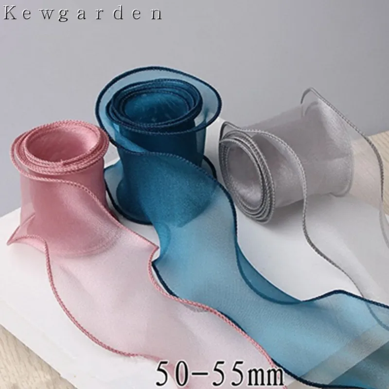 50mm 5cm wide wave yarn ribbons DIY bowknot accessories colored elastic ribbon Translucent handmade tape 10m/lot
50mm 5cm wide wave yarn ribbons DIY bowknot accessories colored elastic ribbon Translucent handmade tape 10m/lot