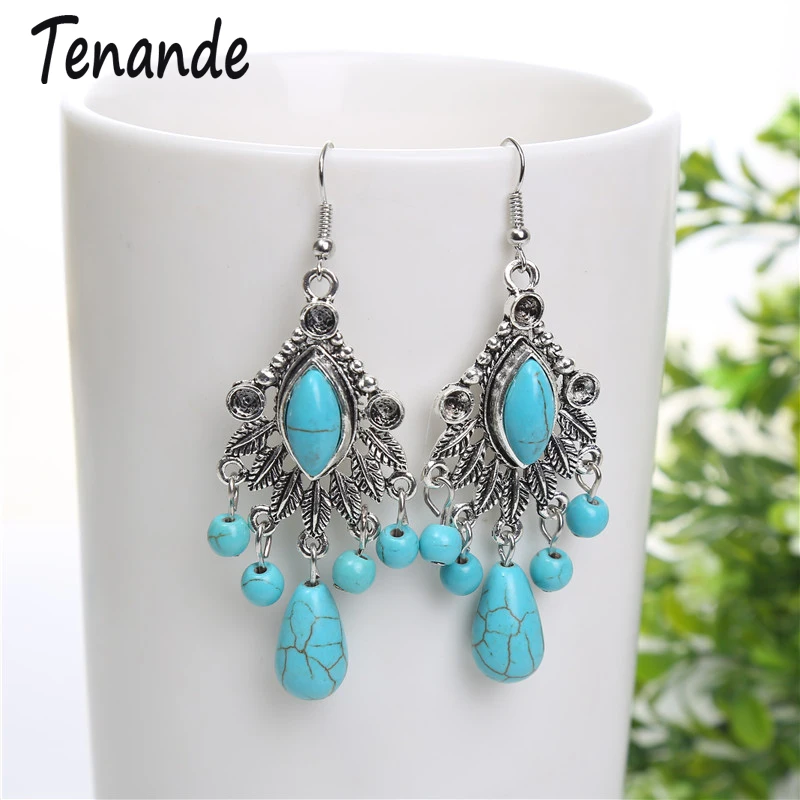 Tenande Vintage Bohemian Multiple Leaves Drop Earrings Natural Stone Beads Water Droplets Tassel Dangle Earrings for Women
Tenande Vintage Bohemian Multiple Leaves Drop Earrings Natural Stone Beads Water Droplets Tassel Dangle Earrings for Women