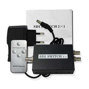 SDI Switcher 2x1 HUB SDI Intelligent Switch Extender 2 To 1 Converter for 3G HD SD Monitor Security Camera CCTV Video
SDI Switcher 2x1 HUB SDI Intelligent Switch Extender 2 To 1 Converter for 3G HD SD Monitor Security Camera CCTV Video