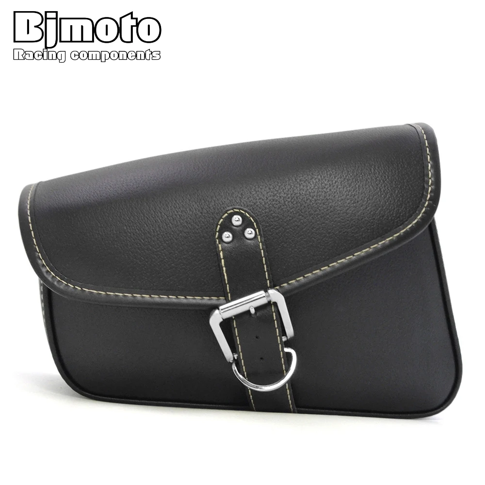BJMOTO Universal Motorcycle PU Leather Saddlebags Saddle Bag with Ample Space to Store Tool Pouch Side Bags
BJMOTO Universal Motorcycle PU Leather Saddlebags Saddle Bag with Ample Space to Store Tool Pouch Side Bags