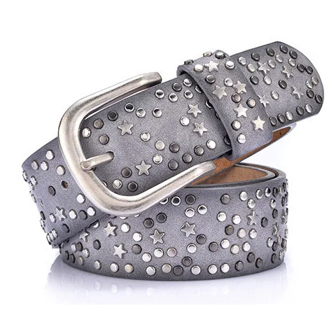 Fashion cinto feminino High Quality Metal Rivet Studded Female Studs leather Belt For Women Jeans Belt Pin Buckle cinturon mujer
Fashion cinto feminino High Quality Metal Rivet Studded Female Studs leather Belt For Women Jeans Belt Pin Buckle cinturon mujer