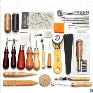 Adeeing 37 pcs/set DIY Leather Craft Tools Punch Kit Set Handmade Sewing Kit Set for Home Kids Supplies
Adeeing 37 pcs/set DIY Leather Craft Tools Punch Kit Set Handmade Sewing Kit Set for Home Kids Supplies