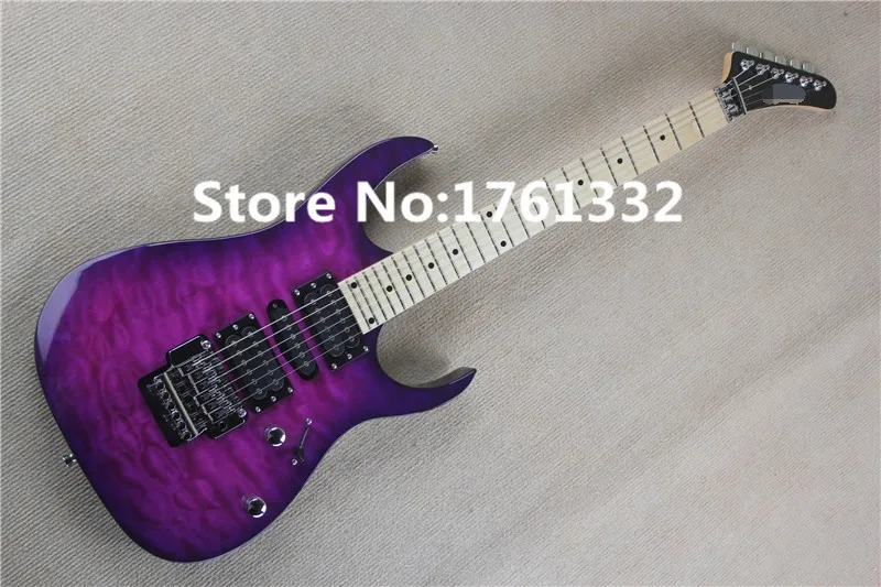 China Wholesale factory custom 6 strings 24 frets purple tremolo bridge electric guitar , can be changed as request
China Wholesale factory custom 6 strings 24 frets purple tremolo bridge electric guitar , can be changed as request