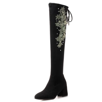 fanyuan 2019 big size 34-43 over the knee boots women flock leather high heels boots autumn winter shoes thigh high booties
fanyuan 2019 big size 34-43 over the knee boots women flock leather high heels boots autumn winter shoes thigh high booties