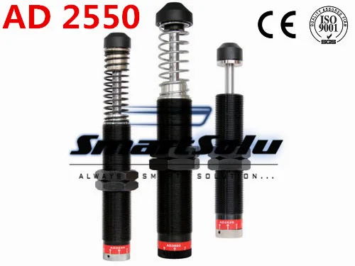 

free shipping 1pcs M25x1.5 Pneumatic Hydraulic Shock Absorber Damper adjustable series 50mm stroke AD2550