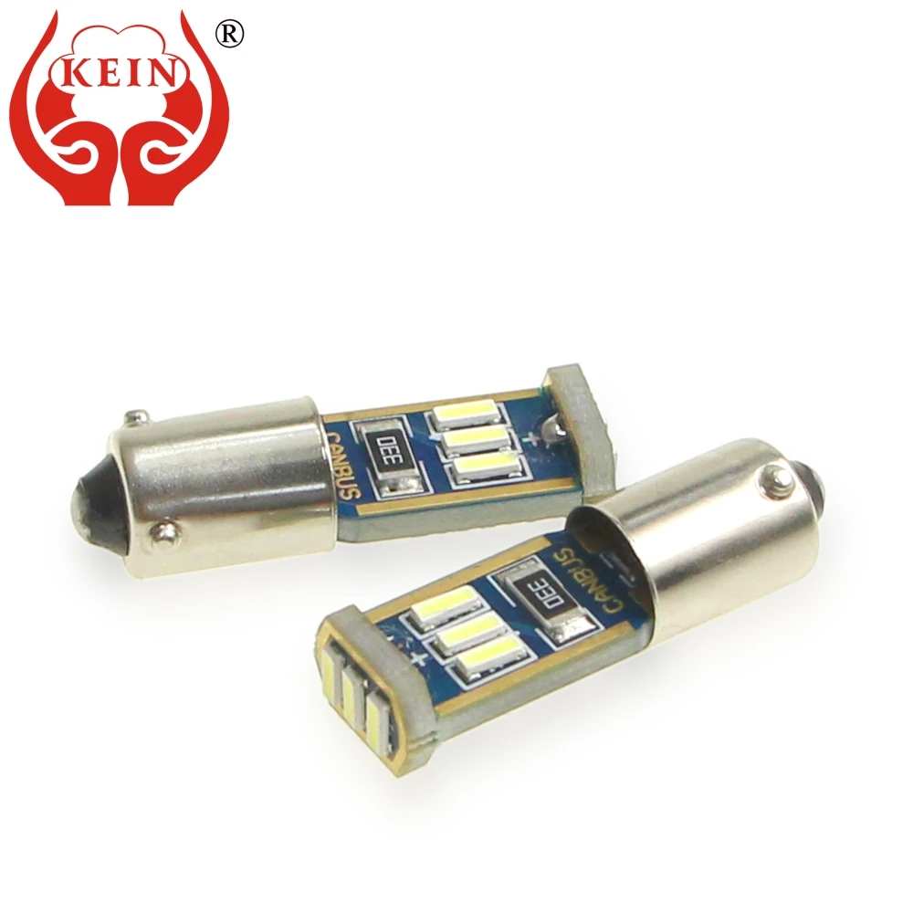 KEIN 4pcs T11 BA9S led T4W 9SMD 4014 Canbus No Error led car auto license plate reading side wedge interior bulb lamps light 12V
KEIN 4pcs T11 BA9S led T4W 9SMD 4014 Canbus No Error led car auto license plate reading side wedge interior bulb lamps light 12V