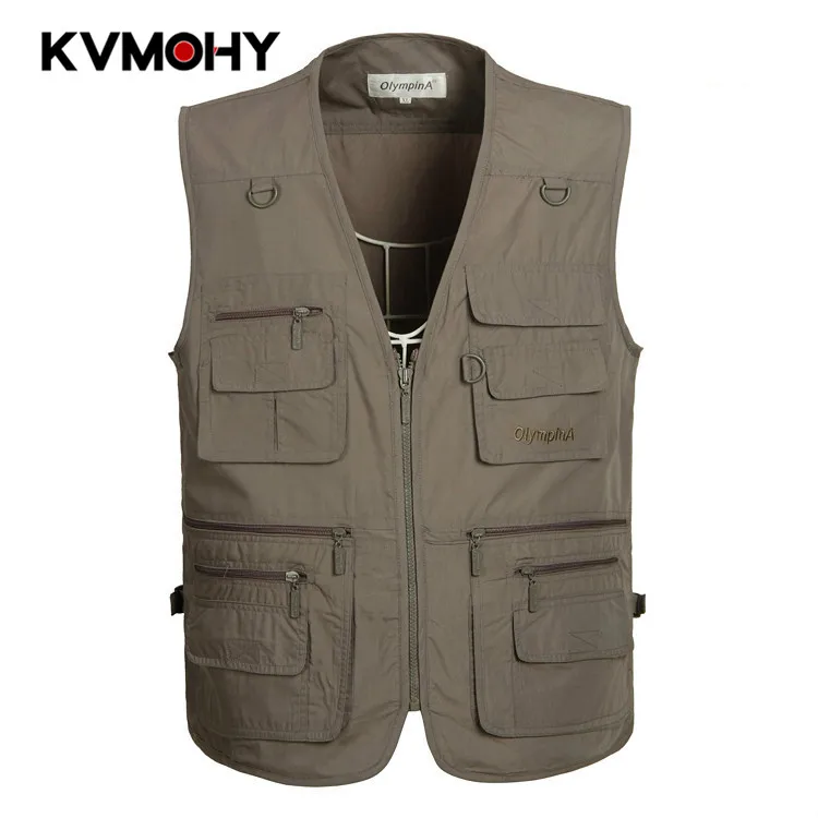 Male Vest Fisherman Jacket Director Photographers Clothes Brand Casual Tactical Vests Breathable Multi Pocket Style Zipper Vest
Male Vest Fisherman Jacket Director Photographers Clothes Brand Casual Tactical Vests Breathable Multi Pocket Style Zipper Vest