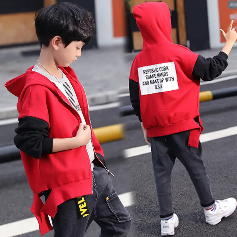Hot Baby Boy Clothing 2019 Spring New Korean Version of The Boy Personality Zipper Jacket Trend Letter Red Sports Jacket 3-11Y
Hot Baby Boy Clothing 2019 Spring New Korean Version of The Boy Personality Zipper Jacket Trend Letter Red Sports Jacket 3-11Y