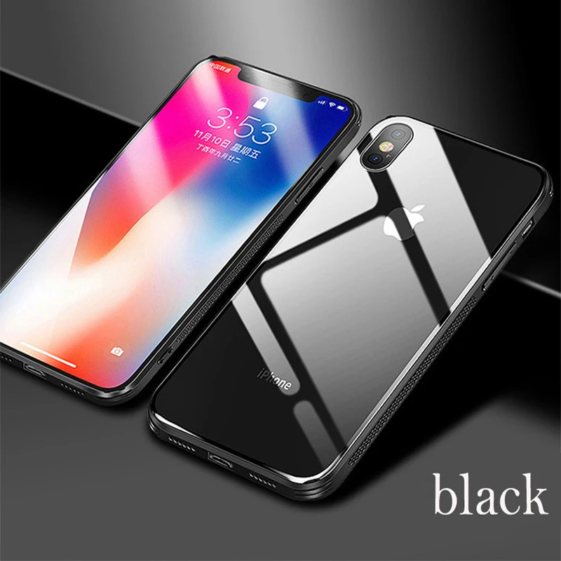 Фото Restore true color Apple xs Max tempered glass case for iPhone 6S / 7/8 plus XR drop-proof transparent phone | Мобильные телефоны и
