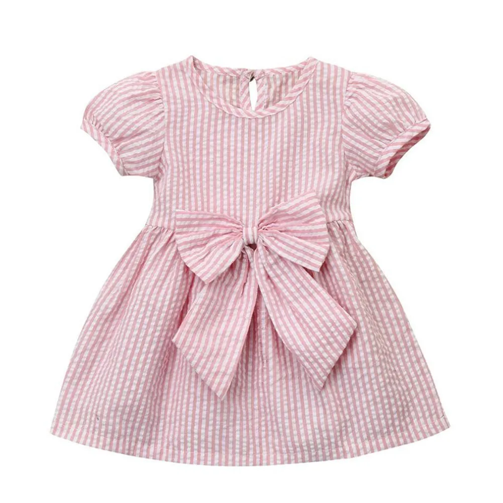GRNSHTS Newborn Infant Baby Fashion Short Sleeve Striped Bowknot Ball Gown Princess Summer Dress Kids Clothes
GRNSHTS Newborn Infant Baby Fashion Short Sleeve Striped Bowknot Ball Gown Princess Summer Dress Kids Clothes